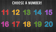Write numbers 11 to 20